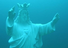 Imagen Cristo bajo el agua